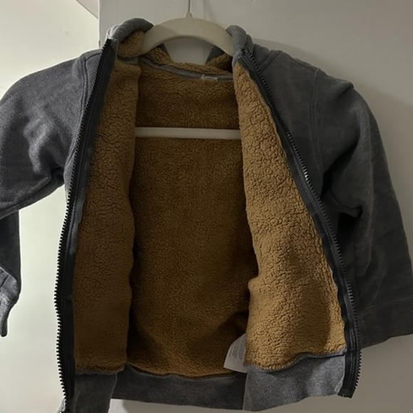 Carters grey fleece sweater - Picture 2 of 3